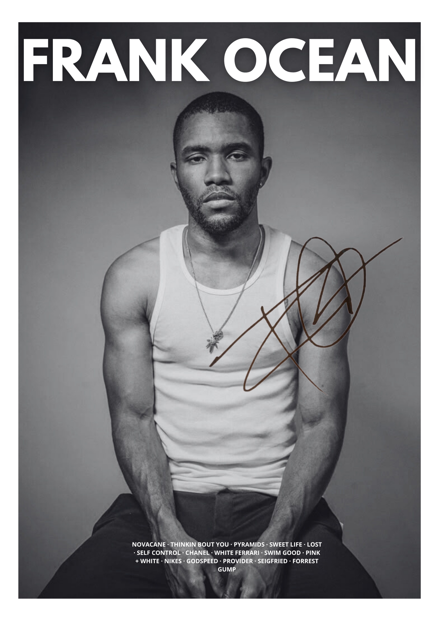 Frank Ocean Signature Poster