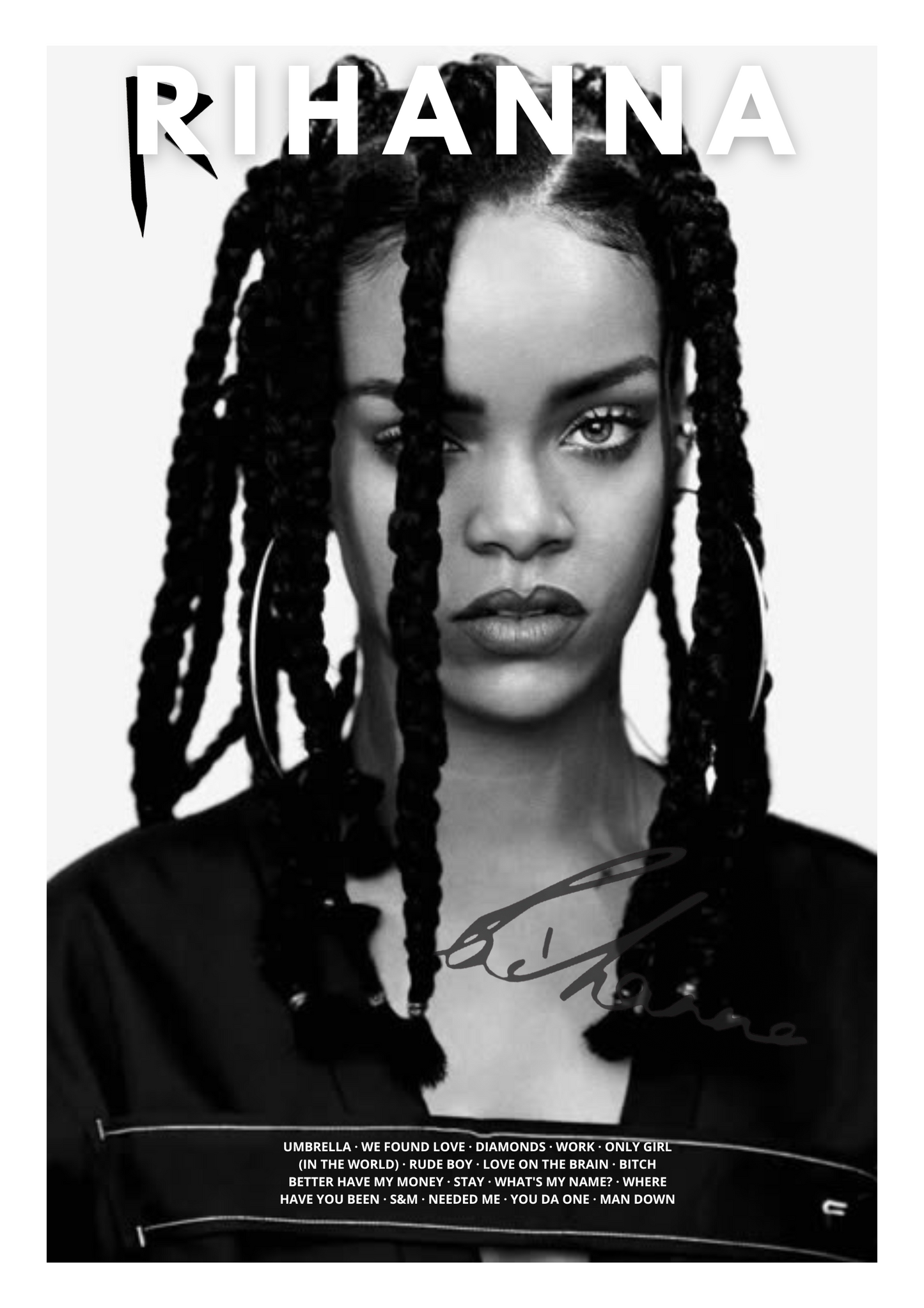 Rihanna Signature Poster
