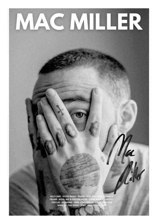 Mac Miller Signature Poster