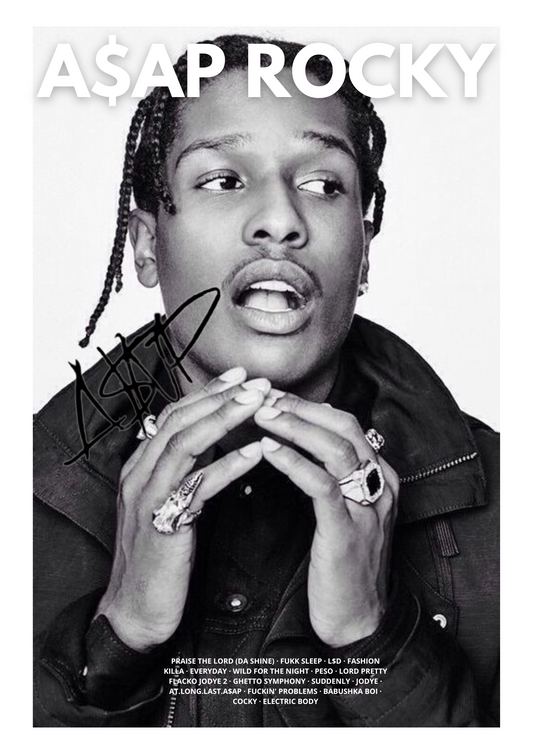 A$AP ROCKY Signature Poster