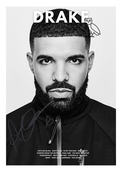 Drake Signature Poster