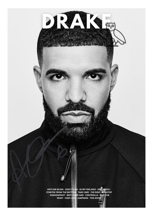 Drake Signature Poster