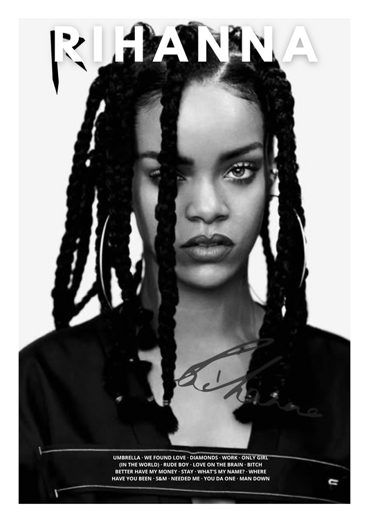 Rihanna Signature Poster