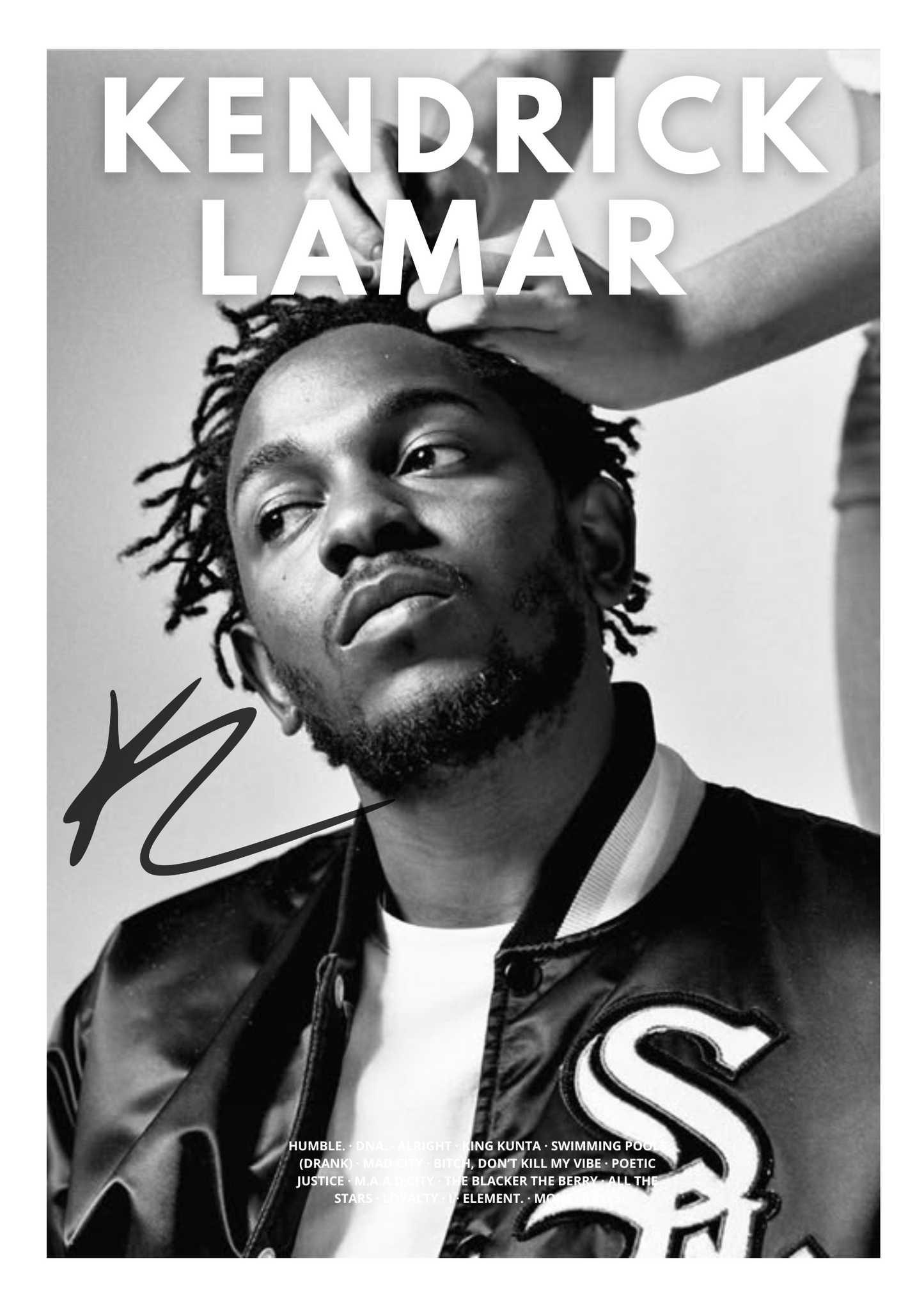 Kendrick Lamar Siganture Poster