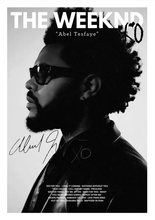 The Weeknd Signature Poster